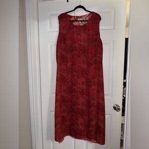Studio Ease y2k REVERSIBLE Red Sleeveless Dress